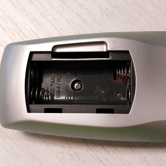 Audiovox 5 cd Stereo Remote Control Grey Gray - Picture 3 of 3